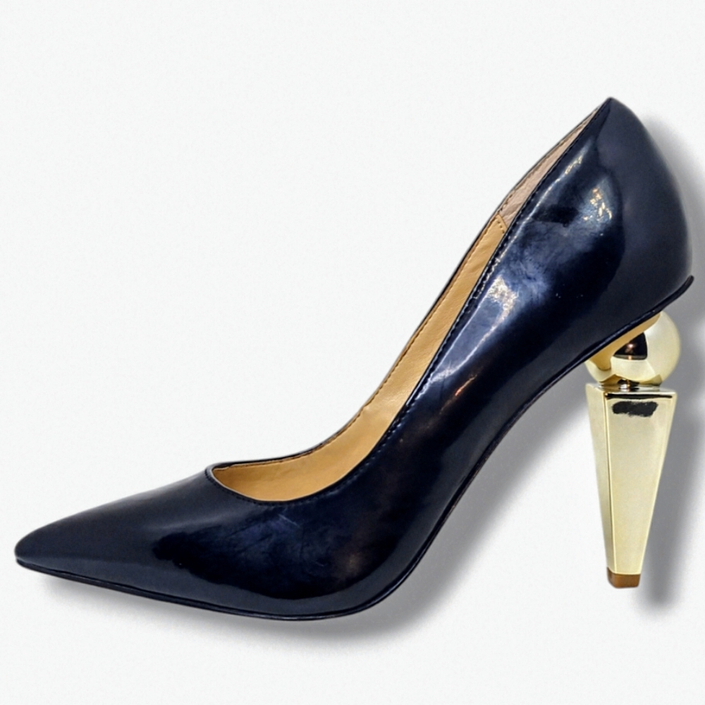 Katy Perry | The Memphis Black Patent Leather Pointed Toe Heels Women's Size 7.5